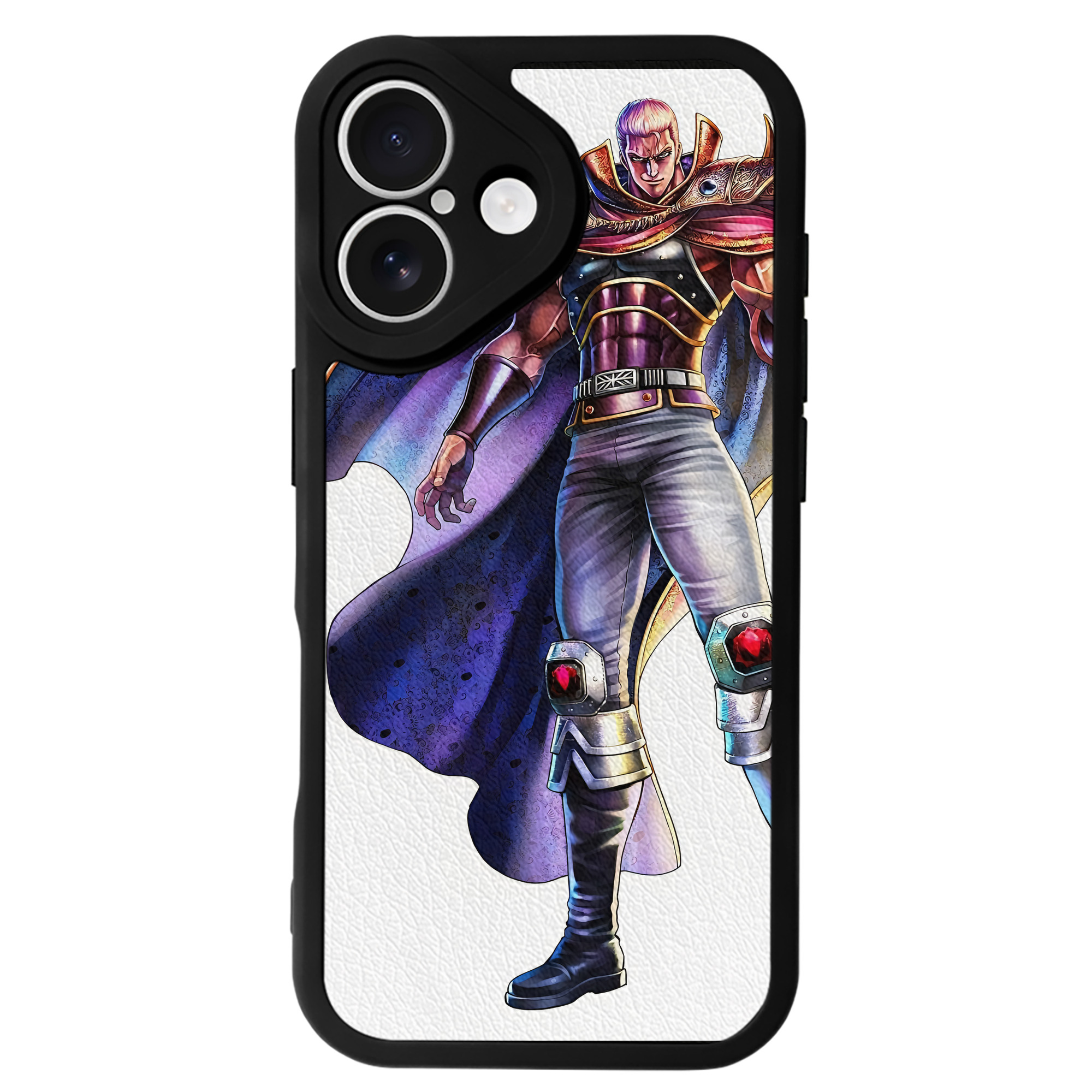 （画像用） 北斗の拳 Fist of the North Star 【iPhone 16シリーズ対応】シリコンスマホケース（レザー調） 材質：シリコン